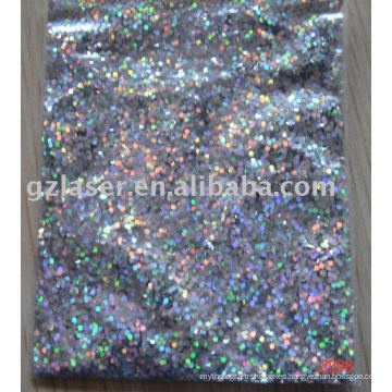 Holographic pet glitter polvo metalizado fabricante de la película